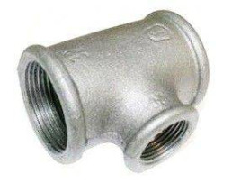 Тройник переходной оцинкованный 3/4"-1/2"-3/4"